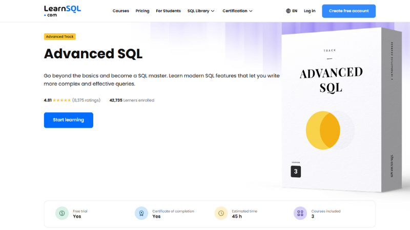 Habilidadesavançadas de SQL para a carreira de análise de dados