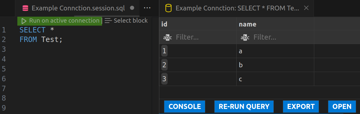 Como começar a codificar SQL no VS Code