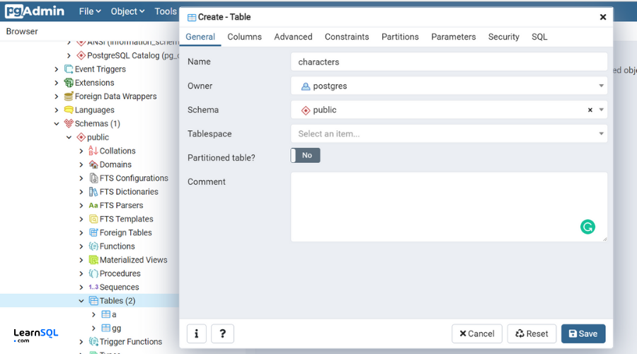 Como importar CSVs para o PostgreSQL usando o PgAdmin