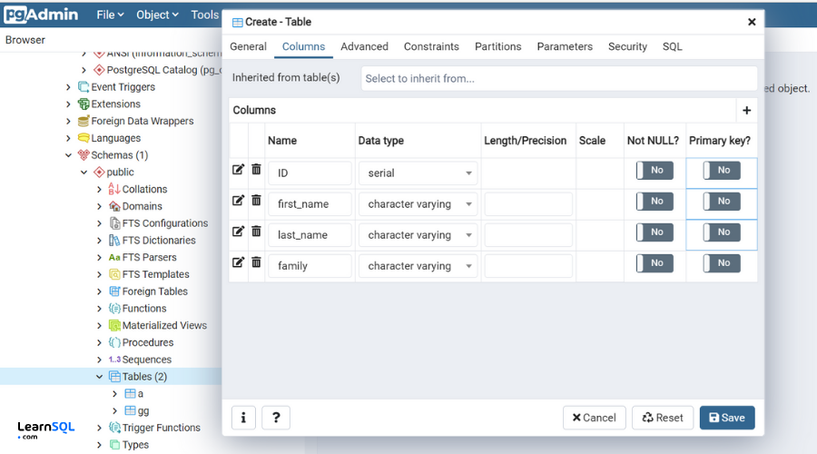 Como importar CSVs para o PostgreSQL usando o PgAdmin